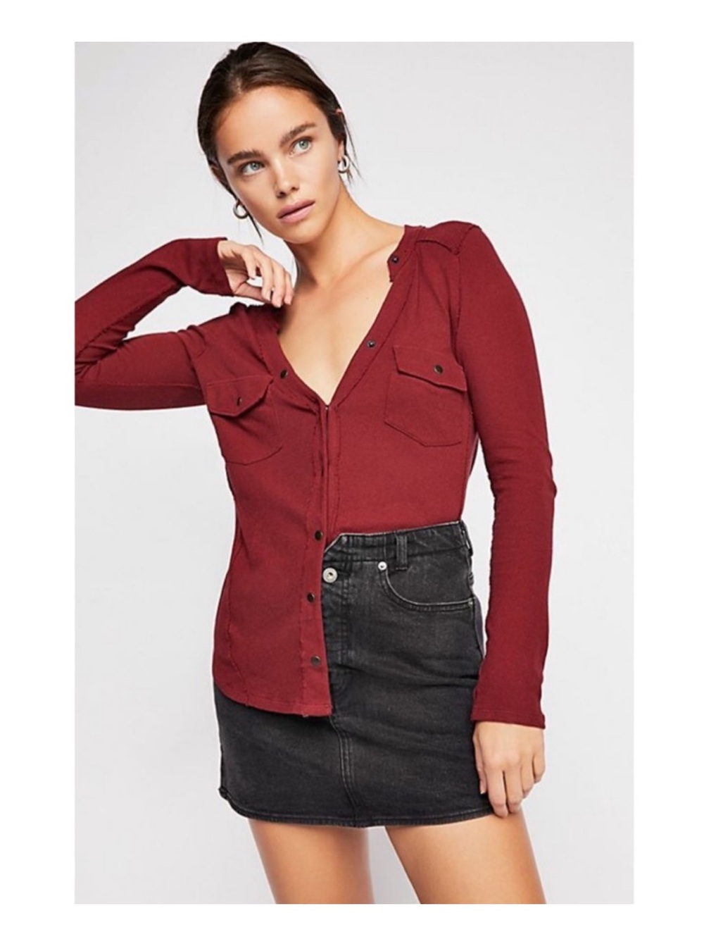 Free People Starlight Henley Top